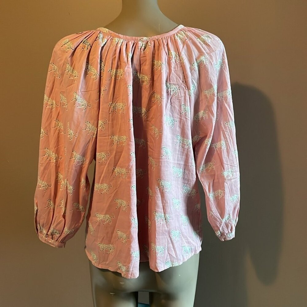 Emerson Fry India collection cheetah blouse top - Picture 3 of 6